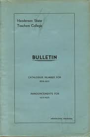1934-1935 Henderson State Teachers College Bulletin, Volume VI, No. 6