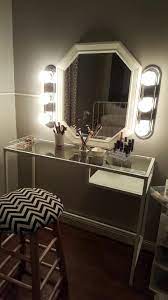 Diy Vanity With Ikea Glass Laptop Desk Ikea Glass Desk Ikea Vanity Glass Desk