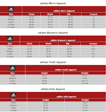 Adidas Basketball Shoe Size Chart Adidas Pant Sizing Chart