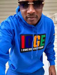 BARBADOS VIBES .. IOGE .. I OWE GOD EVERYTHING .. Love it .. FOLLOW MR  Larry Tucker TO ORDER HOODIE