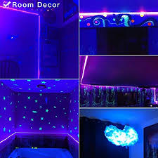 Deep Dream Uv Black Light Led Strip 16 4ft 5m 3528 300leds Flexible Waterproof Ip65 Blacklight Night Fishing Sterilization Implicitly Party With 12v 2a Power Supply Amazon In Musical Instruments