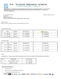 Disamping memiliki pengaruh yang baik untuk membuat jenis usaha kita dapat laris dan laku dipasaran. Quotation Contoh Surat Penawaran Harga Nusagates