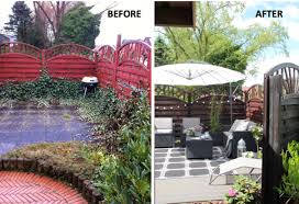 Die blumen blühen, der rasen erstrahlt in einem gesunden grün und ist akurat getrimmt, die vögel baden da kann der bau einer terrasse abhilfe schaffen! Terrasse Selber Bauen Vorher Nachher Design Dots