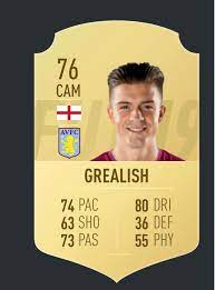 Jack grealish on fifa 21. Thevillazone On Twitter Jack Grealish Leaked Fifa 19 Ut Card Avfc