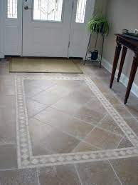 Hand painted tile floors are gorgeous inside any space of the house. Top 50 Best Entryway Tile Ideas Foyer Designs