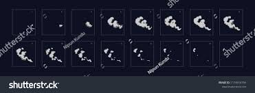 Smoke Animation Animation Of Smoke Sprite Sheet For Game Or Cartoon Or Animation 2d Classic Animation Smoke Effect Smoke Sp Smoke Animation Animation Sprite