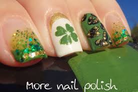 Patrick's day is one of those fun holidays that really celebrates not only the saint himself, but getting into the spirit of the irish. St Patrick S Day Nail Art More Nail Polish