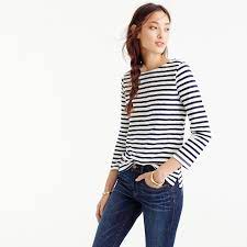 J Crew Striped Boatneck T Shirt Meghan S Mirror