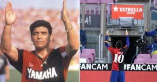 مباراة جديدة ويوم جديد من عمر الليجا الاسبانية نعيش في انتظارها، يوم السبت القادم الموافق ٢/١/٢٠٢١، حيث إننا على موعد السبت مع منافسة قوية. Ù…ÙŠØ³ÙŠ ÙŠØ®Ù„Ø¯ Ø°ÙƒØ±ÙŠ Ù…Ø§Ø±Ø§Ø¯ÙˆÙ†Ø§ ÙÙ‰ Ù…Ø¨Ø§Ø±Ø§Ø© Ø¨Ø±Ø´Ù„ÙˆÙ†Ø© Ø¶Ø¯ Ø£ÙˆØ³Ø§Ø³ÙˆÙ†Ø§ Ø¨Ø§Ù„Ù„ÙŠØ¬Ø§ ÙÙŠØ¯ÙŠÙˆ ÙˆØµÙˆØ± Ø§Ù„ÙŠÙˆÙ… Ø§Ù„Ø³Ø§Ø¨Ø¹