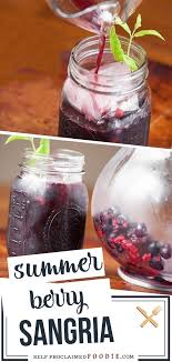 A Refreshing Cocktail Made With Summer Berries Soaked In Red Wine With Berry Infused Vodka And Swe Berry Sangria Easy Sangria Recipes Christmas Sangria Recipes