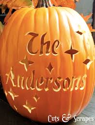 Custom Carved Pumpkin With Family Name Family Name Jack O Lantern Carved Foam Pumpkin Pumpkin Carving Housewarming Gift Pumpkin Carving Halloween Displays Pumkin Carving