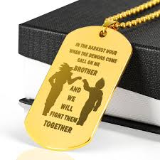 For those that love dragon ball z or want to go back and watch it, then this massive box set may be just what they need. Engraved Dog Tag 18k Gold Plated To My Brother Necklace For Men Drago Az Family Gifts
