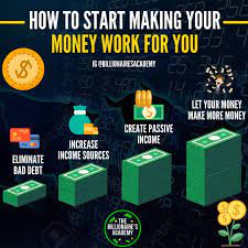 Some links included here are from our sponsors. How To Make Your Money Work For You The Main Idea Is Make Some Money Acquire Assets With That Money And Investing Money Finance Career Money Management