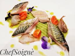 Maybe you would like to learn more about one of these? Filetto Di Sgombro Su Crema Di Asparagi Spumoncino Di Ricotta Affumicata Pomodoro Pachino Confit E Cipolla Rossa Di Partanna Mysocialrecipe