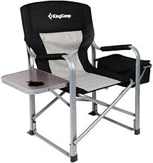 You can read real customer reviews for this or any other. Amazon Com Kingcamp Heavy Duty Steel Camping Folding Director Chair With Cooler Bag And Side Table Sports Outdoors
