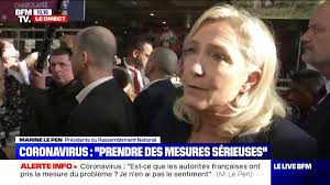 Sur son lit de mort, il revient pour une vidéo ! Coronavirus Marine Le Pen Favorable A Des Controles Aux Frontieres Video Dailymotion