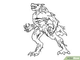 How To Draw A Werewolf Wikihow Fun
