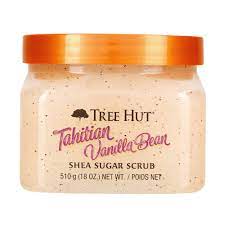 Tree Hut Tahitian Vanilla Bean Shea Sugar Body Scrub 18oz Sugar Body Scrub Sugar Scrub Scrubs