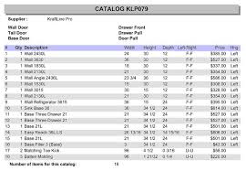 kraftmaid cabinet sizes kitchen list