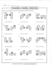 Reflection Math Worksheets Translation Rotation Or Reflection Math In 2020 Reflection Math Math Worksheets Geometry Worksheets