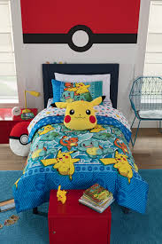 Shop target for pokemon games, clothing, accessories and more at great prices. Pokemon First Starters 4 Piece Twin Bed In A Bag Bedding Set Comes With Comforter Pillowcase And Sheets Walmart Com Walmart Com