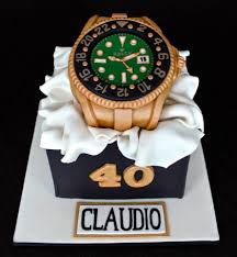 Men 40th Birthday Cake Ideas For Husband Rolex Watch Birthday Cake Men S Edible Fondant Birthday Cakes For Men 40th Birthday Cakes For Men Cakes For Men