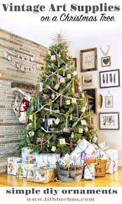 Find and save images from the ● do it yourself collection by deliah (hailed1995) on we heart it, your everyday app to get lost in what you love. Vintage Art Supplies On A Christmas Tree Michaels Makers Dream Tree Challenge 2017 Ashley Hackshaw Lil Blue Boo