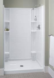 Acrylic shower walls that install by gluing panels to drywall are not an appropriate substrate on which to install any shower door. Pin On Bath