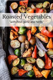 Sheet Pan Roasted Vegetables And Potatoes Recipe Roasted Vegetables Roasted Vegetables Oven Healthy Italian Recipes