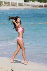 Extreme swimsuits and thongs to feel looked at and admired on the beach and pool. Lily Aldridge Strips Down To A Bikini For St Barts Photo Shoot