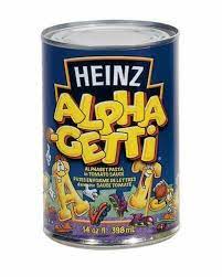 Alphabet pasta, also referred to as alfabeto and alphabetti spaghetti in the uk, is a pasta. Heinz Alpha Getti Alphabet Pasta Tomato Sauce 12 Cans Canadian For Sale Online Ebay