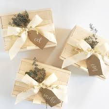Birthday Gift Box Ideas For Girlfriend Wooden Gift Box Packaging With Calligraphy Tag By Box And Bow Bridesmaid Gifts Wedding Party Gif Wedding Gift Boxes Gifts For Wedding Party Wedding Gift Diy