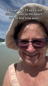 Granny at The Beach