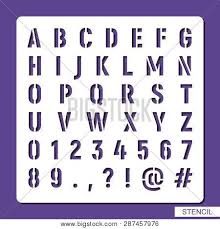 Magnetic letters and numbers, set of 78 magnetic alphabet letters, numbers. Stencil Alphabet Numbers Symbols Punctuation Marks Template For Laser Cutting Wood Carving Paper Cut And Printing Vector Illustration Poster Id 287457976