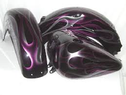 Silver Pink Ghost Flames Over Black Picture Click An Image For A Larger View Motorcycle Paint Jobs Custom Paint Motorcycle Chicks On Bikes