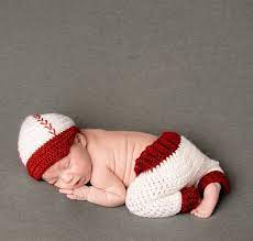 Crochet Baseball Hat Pants Diaper Baby Baseball Outfit Etsy