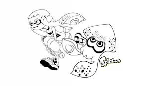 Printable Splatoon Coloring Pages In 2020 Coloring Pages Cute Coloring Pages Cool Coloring Pages