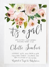 Celebrate The Baby Girl On The Way With This Lovely Floral Country Invi Baby Shower Flowers Personalized Baby Shower Invitations Floral Baby Shower Invitations