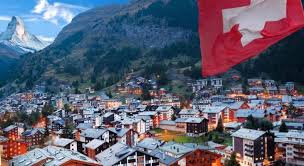 Steaguri standard , steaguri naționale , steaguri din europa. Elvetia Steag Turism Statiune Munti Peisaj Anonimus