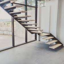 Self Support Cantilevered Steel Stairs With Glass Railing Contemporary Staircase Toronto By Stairhaus Inc Houzz