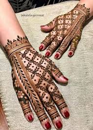 Floral Chex Mehndi Back Hand Mehndi Designs Bridal Mehendi Designs Mehndi Designs