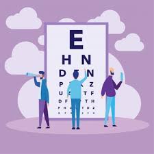 Eye Doctor And Reading Chart Vector Free Download