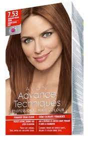 Avon Advance Techniques Sac Boyasi 7 53 Akaju Dore Kahve Sac Rengi Sac Sac Boyasi