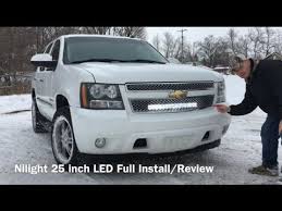 25 Inch Nilight Led Light Bar Full Install Led Light Bars Bar Lighting Led Lights