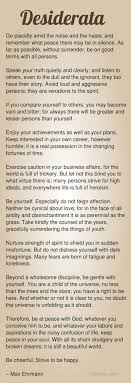 Another Desiderata Poem Image Visit Page To Download Free Printable Pdf Version Of The Desiderata Desiderata Poem Desiderata Happy Life Quotes