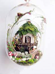 These Cute Fairy Houses Can Be Found All Over In Gardens Parks And Backyards Here Is A Great List Of Everything Yo Fairy House Diy Diy Fairy Fairy Terrarium