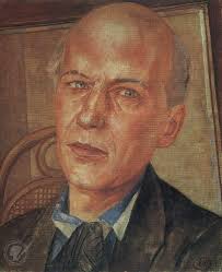 Portrait of Andrei Bely by Kuzma Sergeevich Petrov-Vodkin Reproduction For  Sale