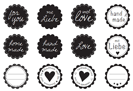 Sie wollen ihr etikett mit microsoft ® word gestalten? Free Printable Etiketten Handmade Druckbare Etiketten Etiketten Drucken Etiketten Vorlagen