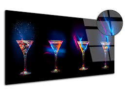 Verre à cocktail bocal avec couvercle paille verre à cocktail transparent cadeau 480 ml vert. Tableau Moderne Pour Cuisine Cocktail Decoration Murale Declina