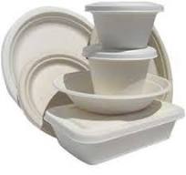 Compostable Disposable Plates From Sugarcane Waste Easy To Hold  Biodegradable Eco Friendly Disposable Plate 100